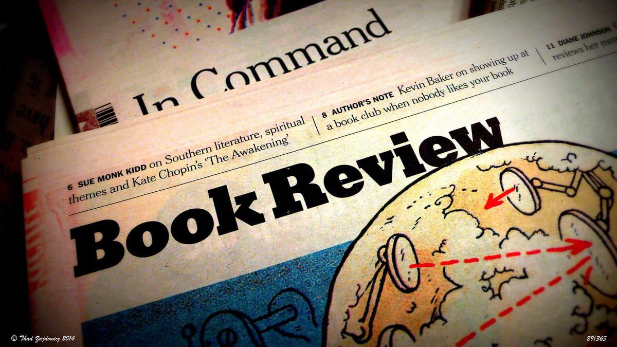 Photo of the New York Times Book Review section